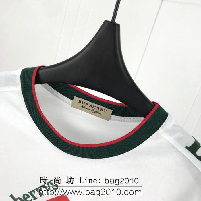 BURBERRY巴寶莉 專櫃同步 最新拼色系列 19SS早春新款 短袖 男女同款 ydi1985